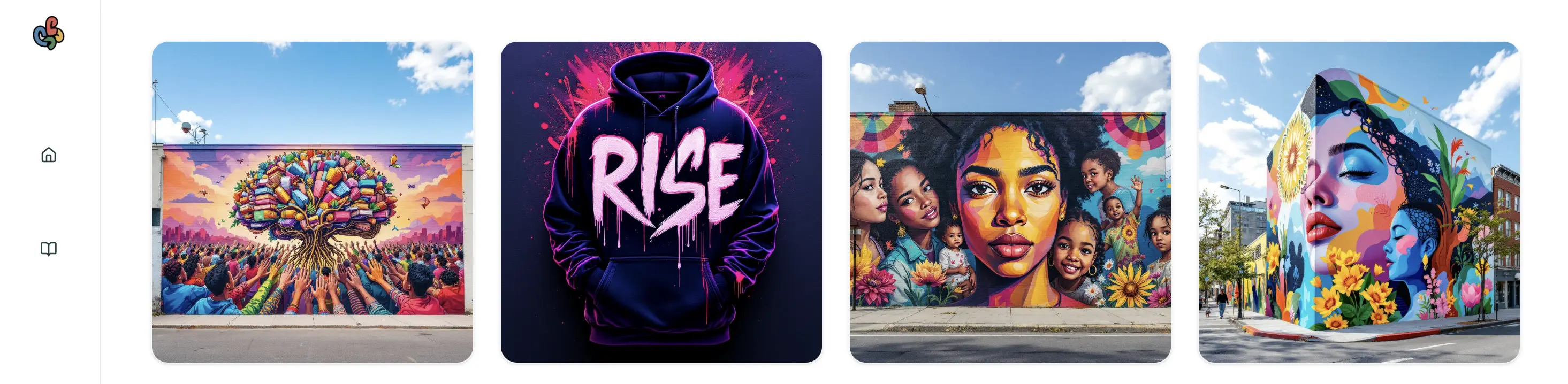 Mural design created with GraffitiVibe generator