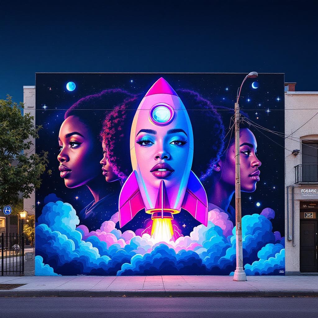 a rocket to the moon