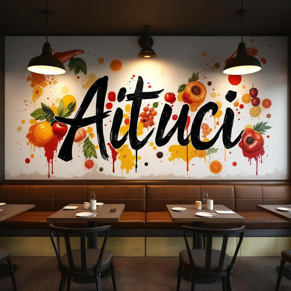 classic art: Aituci. This classic graffiti piece represents a unique interpretation of "Aituci".