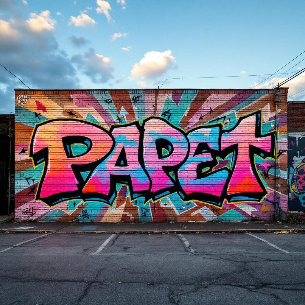 wildstyle art: Can you put it on a papet. Explore this stunning wildstyle creation that brings "Can you put it on a papet" to life.