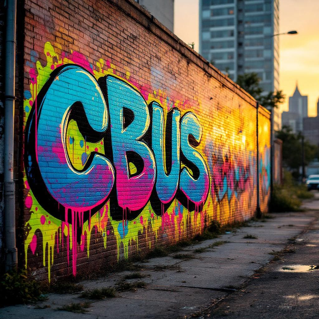 drip art: CBUS. Discover the artistic vision behind "CBUS" in this drip masterpiece.
