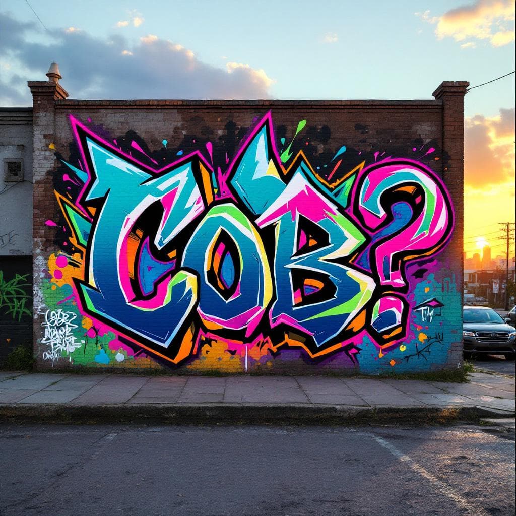 wildstyle graffiti: cob?