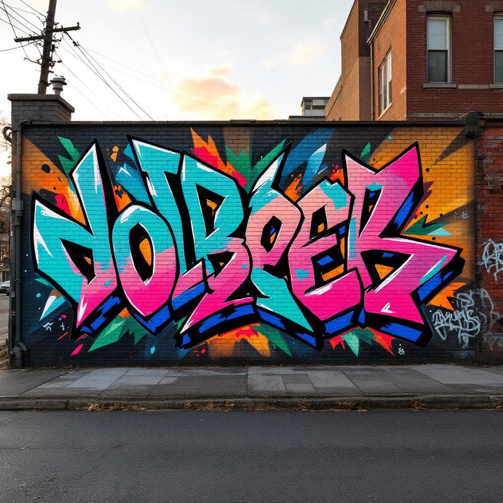 wildstyle art: dolboeb. Explore this stunning wildstyle creation that brings "dolboeb" to life.