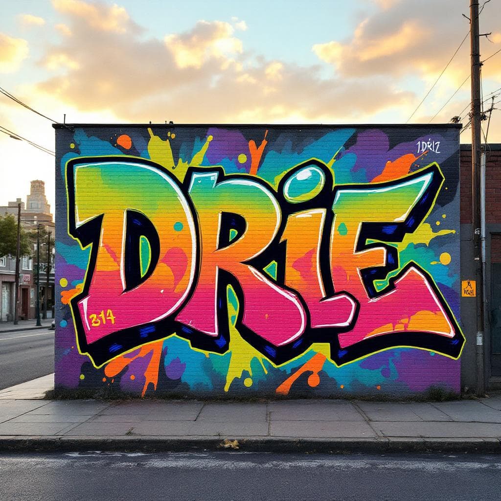throw-up graffiti: Drei