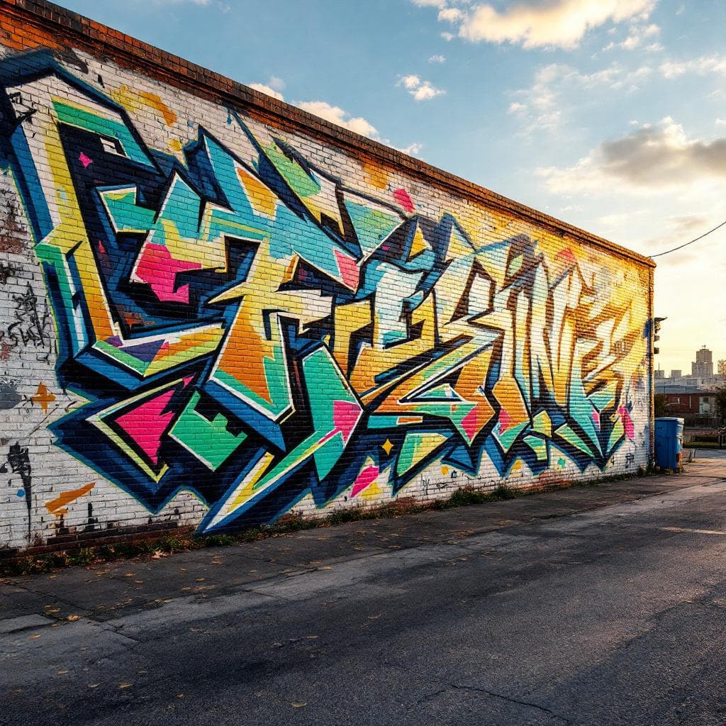 wildstyle graffiti: FRESH LINE