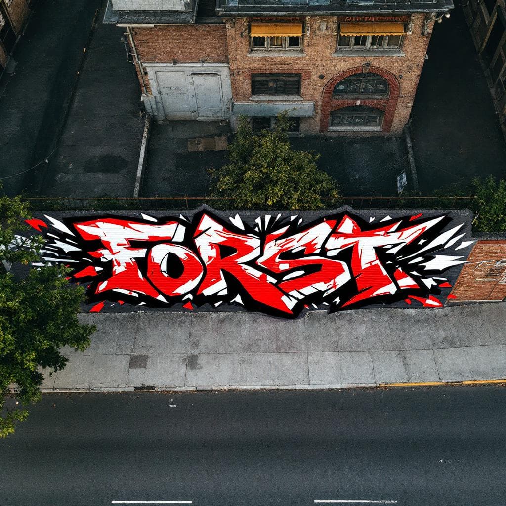 graffiti art with text " Forst "