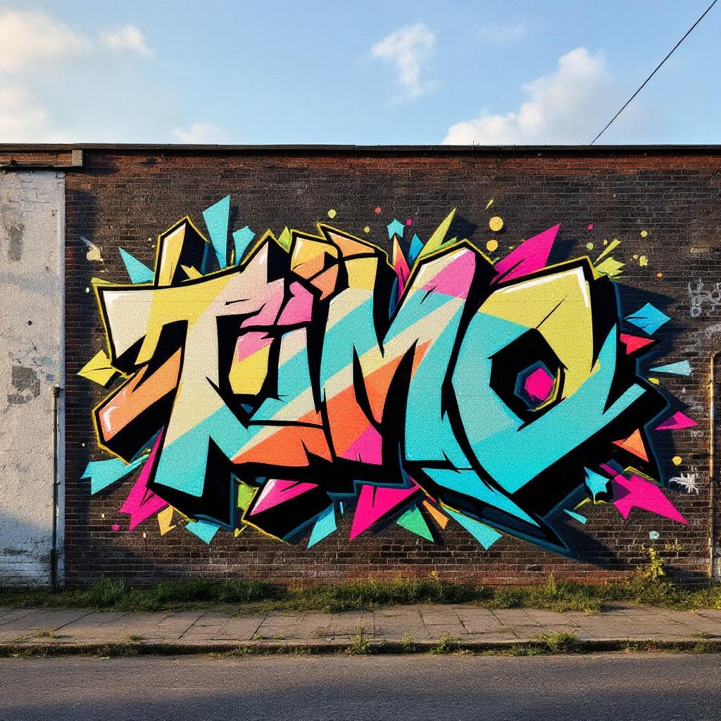 wildstyle art: Graffiti Lettering "Offenbecher Timo". Explore this stunning wildstyle creation that brings " Graffiti Lettering "Offenbecher Timo"" to life.