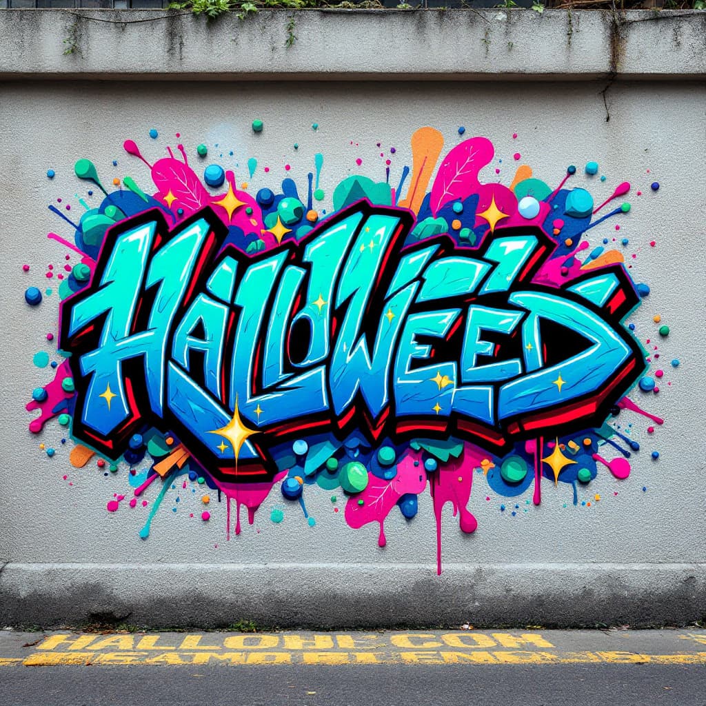 halloweed graffity