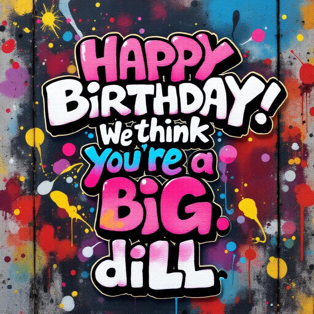 HAPPY BIRTHDAY! We think you're a BIG dill.