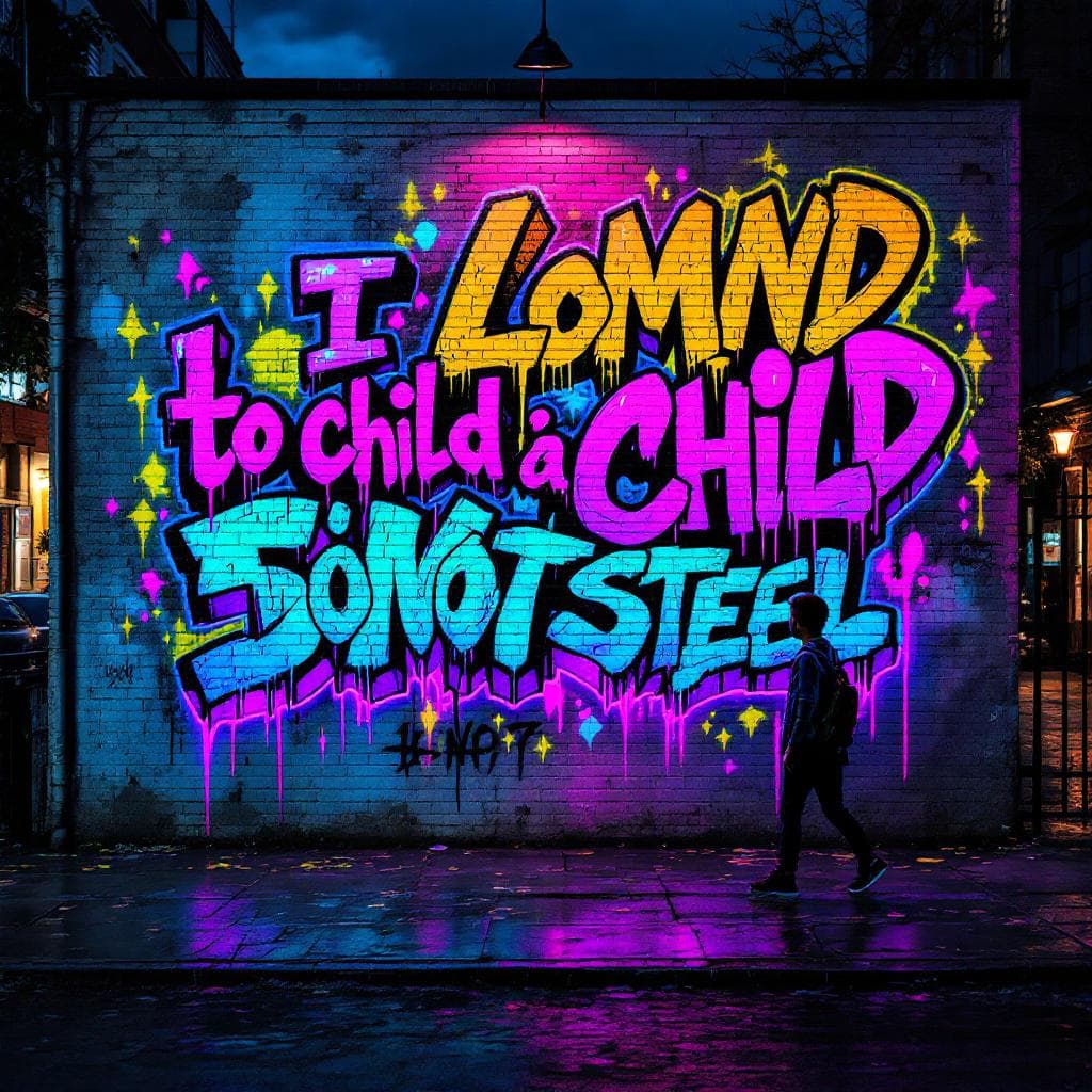 drip art: I belong to a child do not steal me. Explore this stunning drip creation that brings "I belong to a child do not steal me" to life.