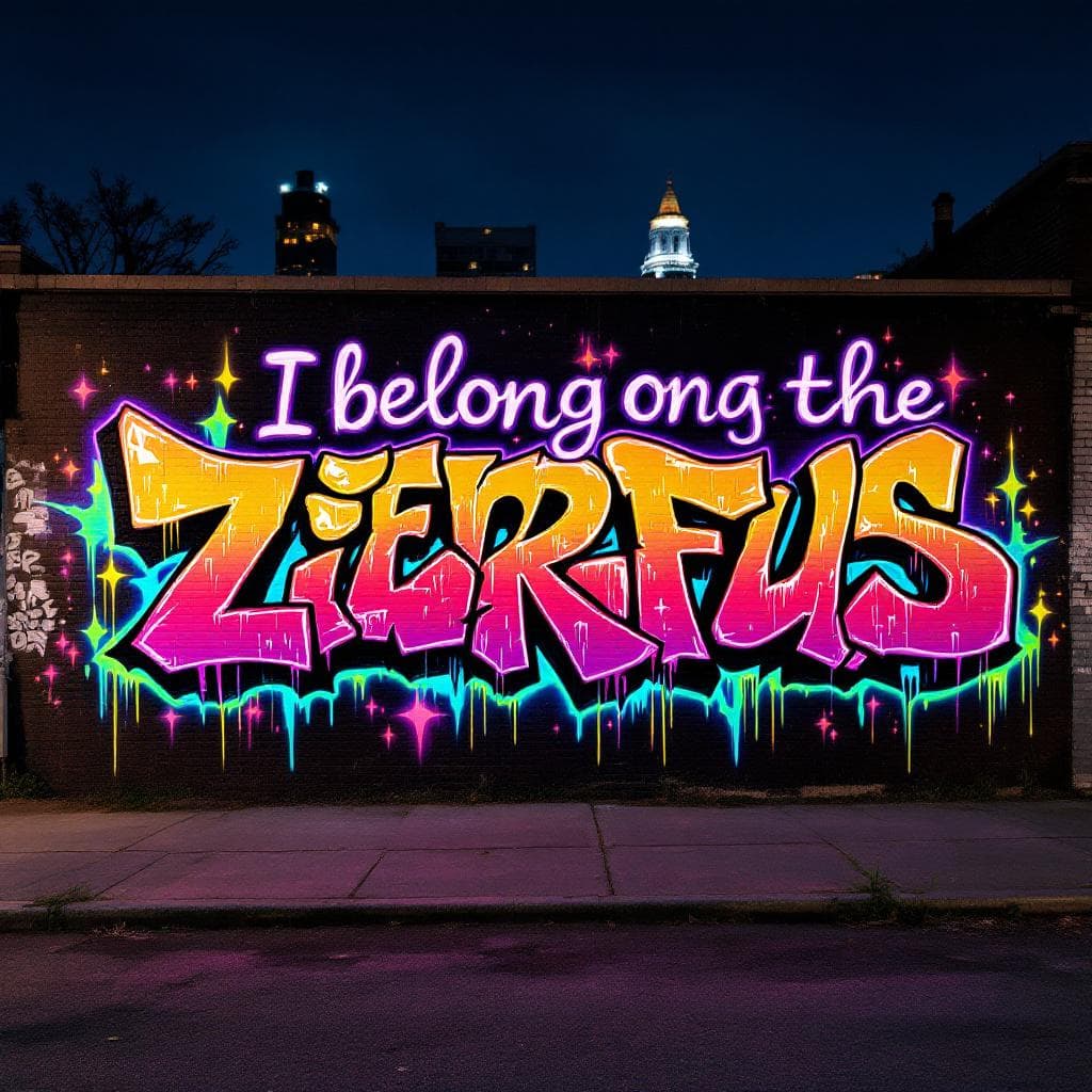 drip art: I belong to the zierfus family at 1214 park ave. . Witness the creative fusion of "I belong to the zierfus family at 1214 park ave. " expressed through drip artistry.