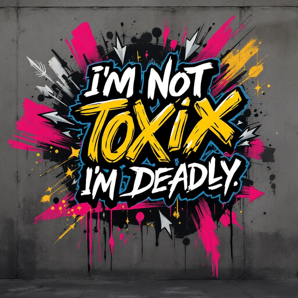 I'M NOT TOXIC, I'M DEADLY