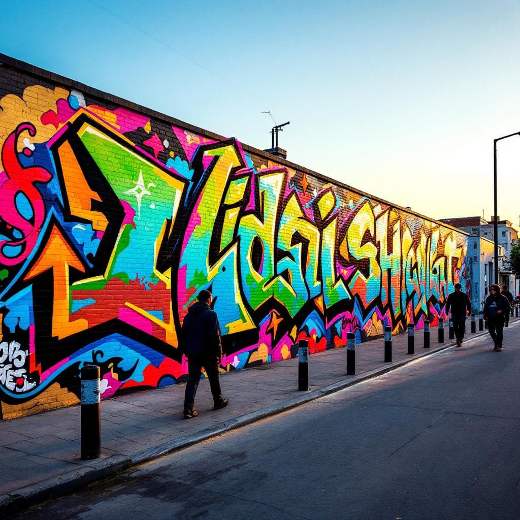 I want to create graffiti of my name that is "Udai Singh Shekhawat"