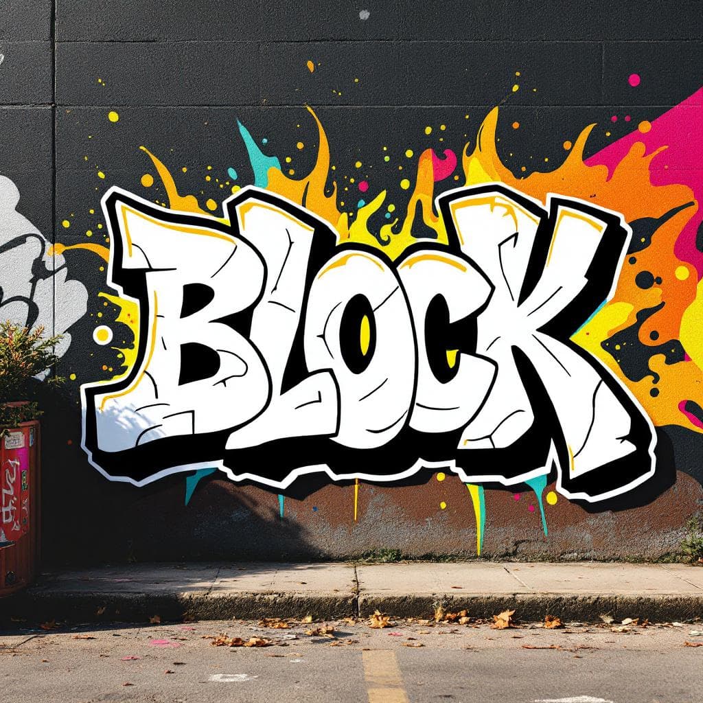 roller graffiti: I want to do a block buster