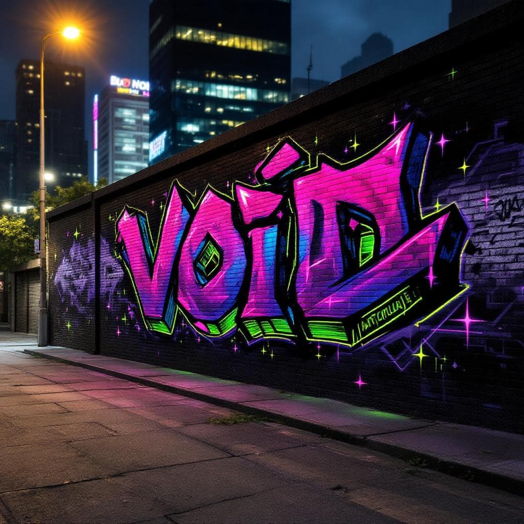 I want to see how "void" would look like