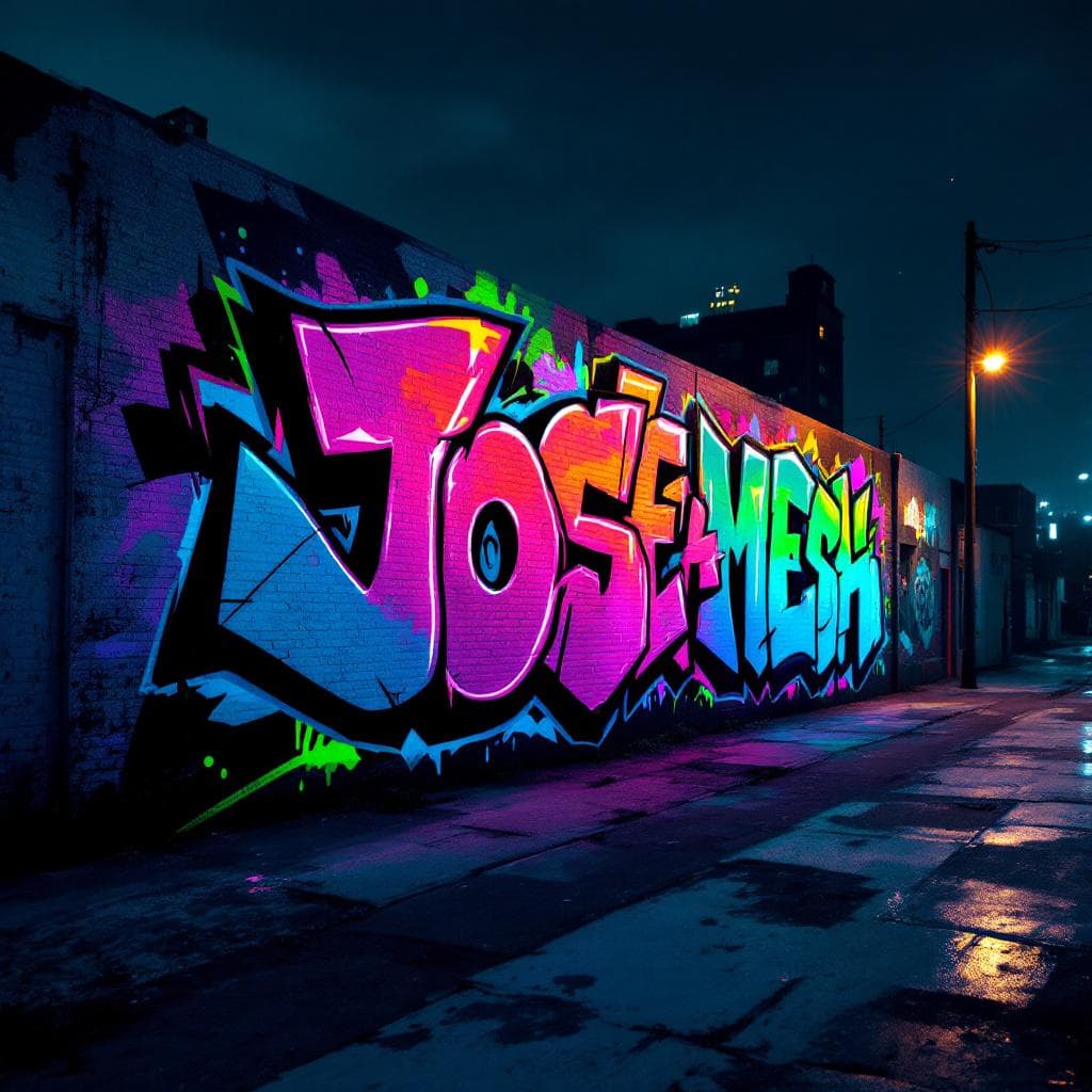3d-style graffiti: Joseph