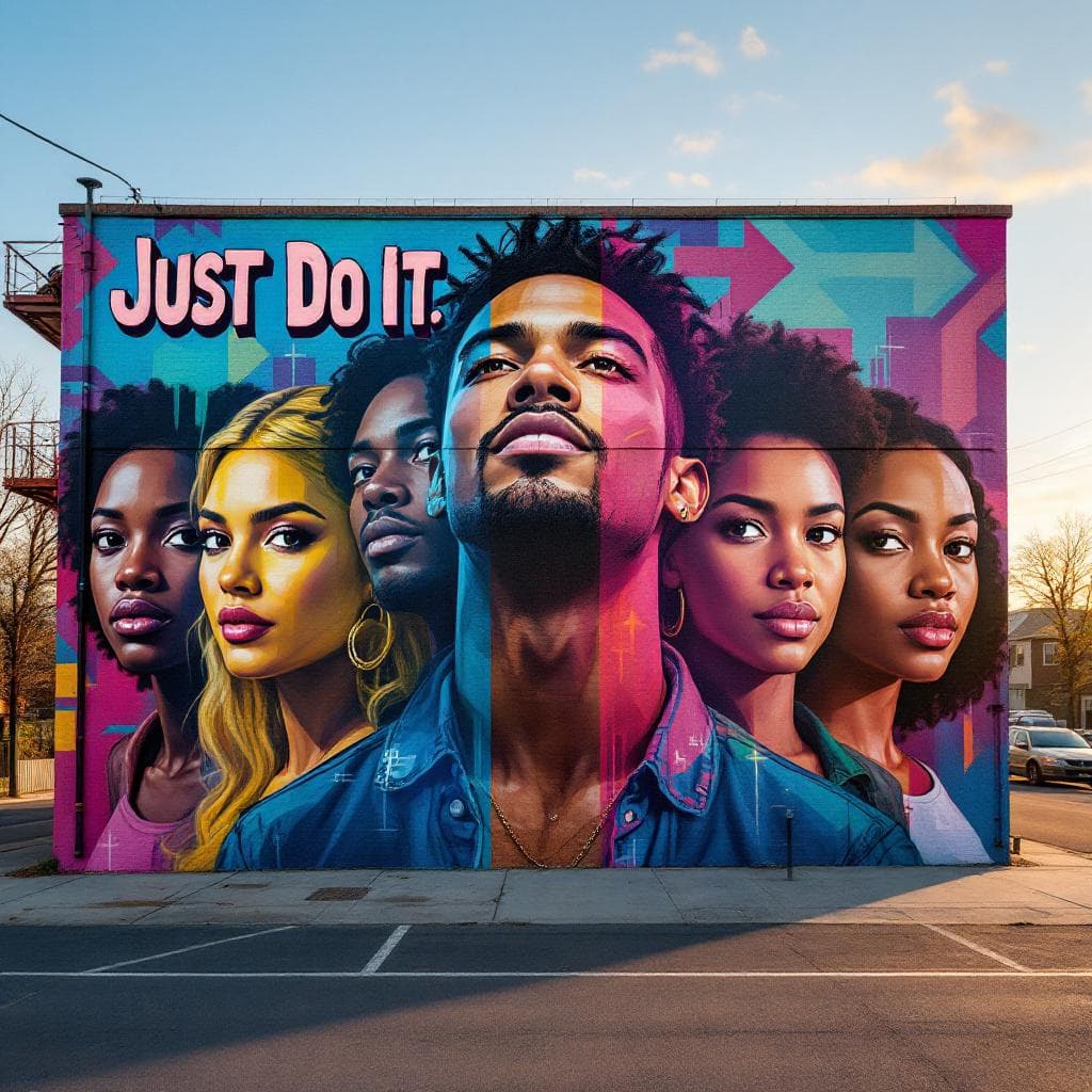 Just do it mural
