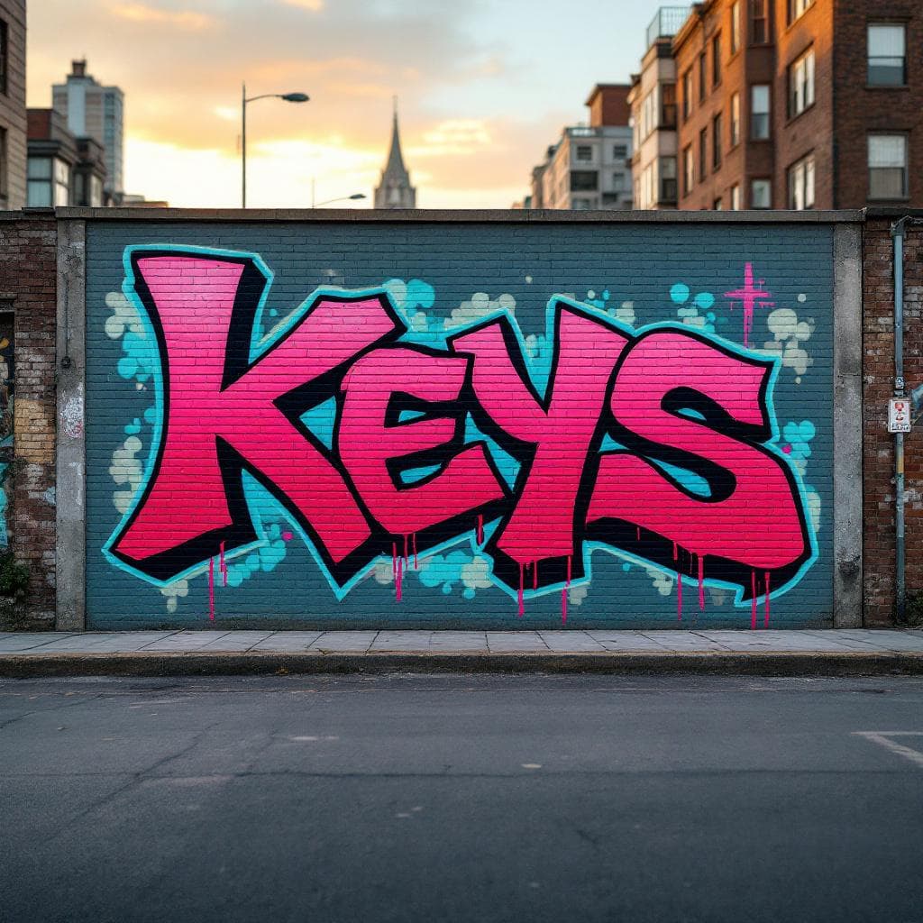simple graffiti: Keys