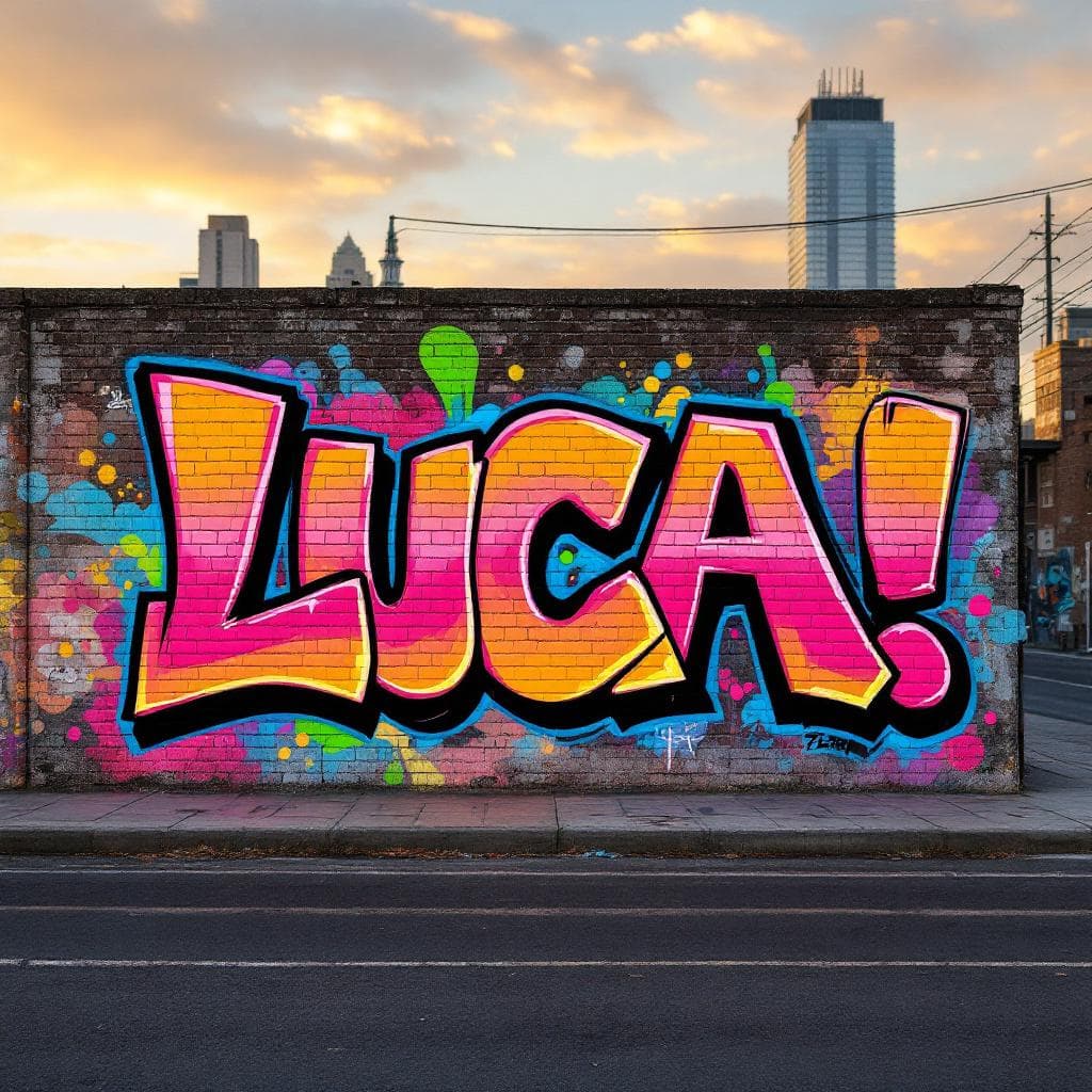 hollow graffiti: Luca's the best!