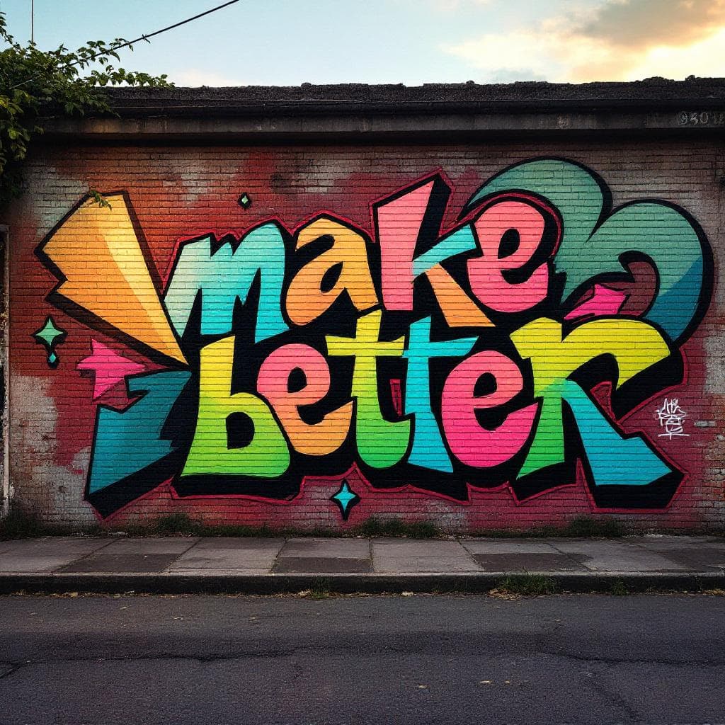 wildstyle graffiti: make better