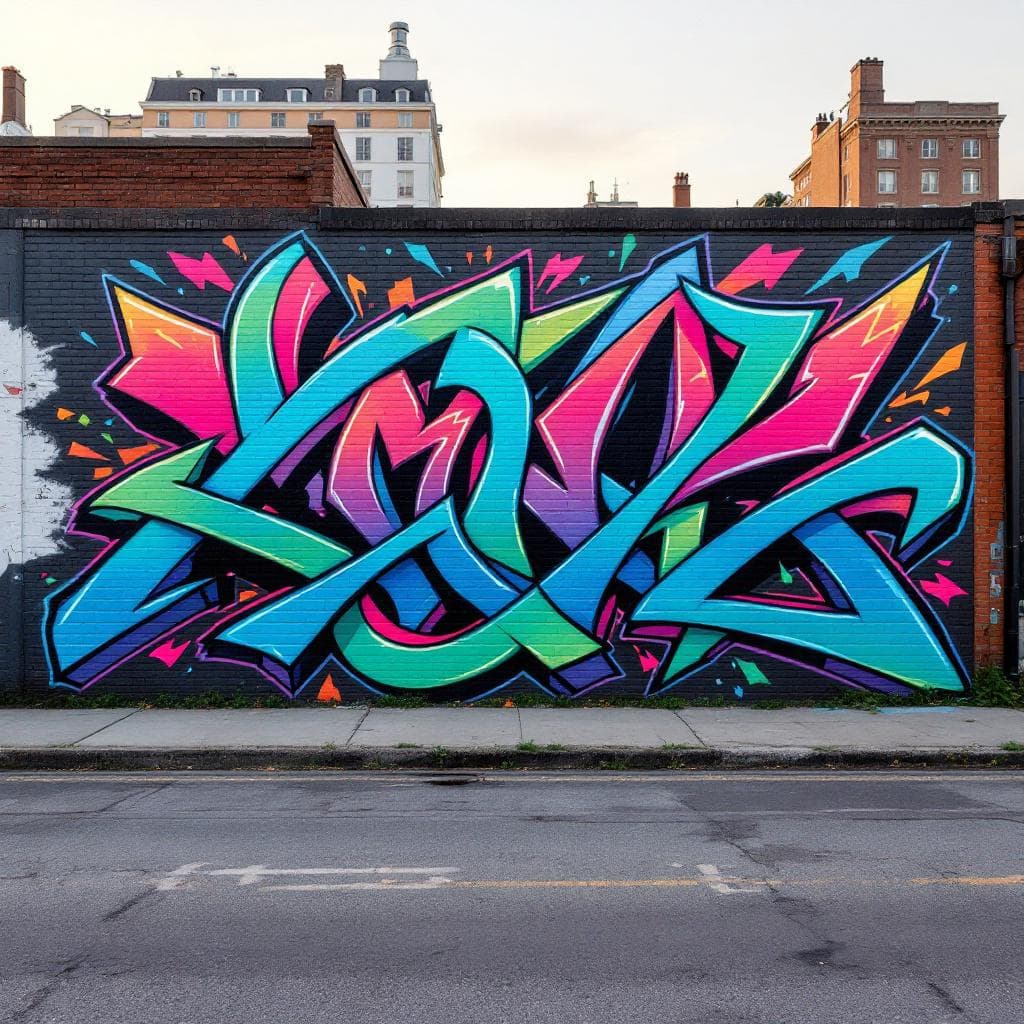 wildstyle graffiti: Non stress
