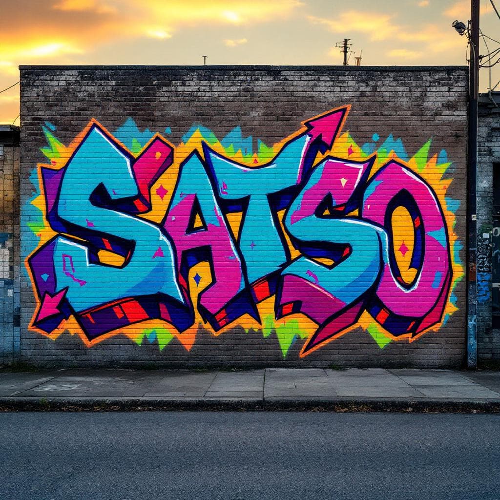 wildstyle graffiti: SATSO