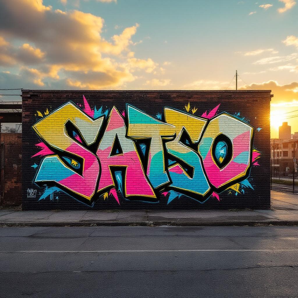 wildstyle graffiti: SATSO