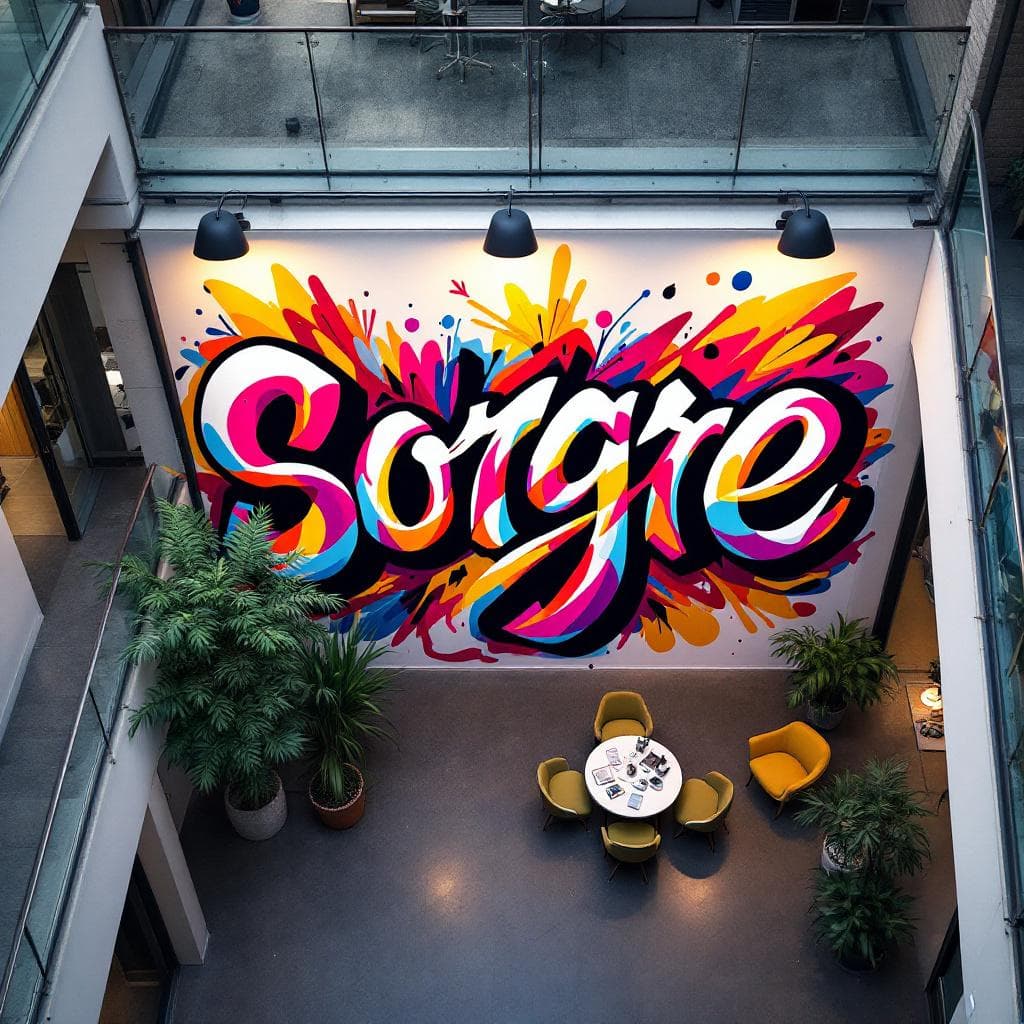 wildstyle art: sorge. Explore this stunning wildstyle creation that brings "sorge" to life.