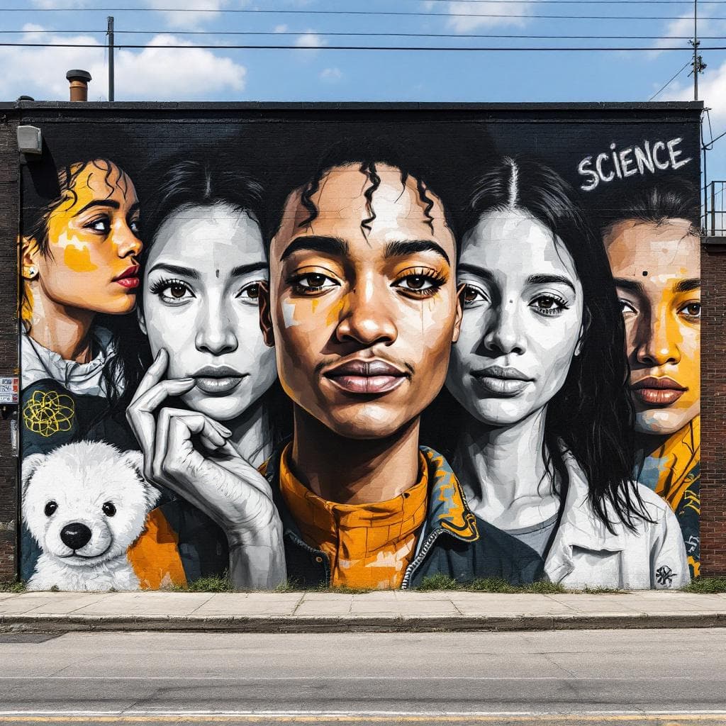 tag art: The graffiti must say, "SCIENCE". No extras. . Explore this stunning tag creation that brings "The graffiti must say, "SCIENCE". No extras. " to life.