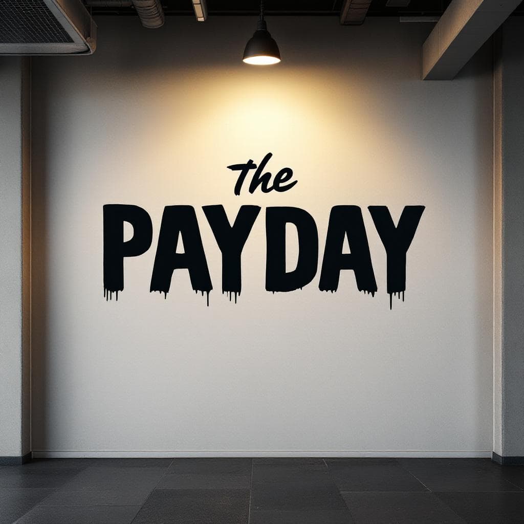 classic art: the text PAYDAY. Explore this stunning classic creation that brings "the text PAYDAY" to life.