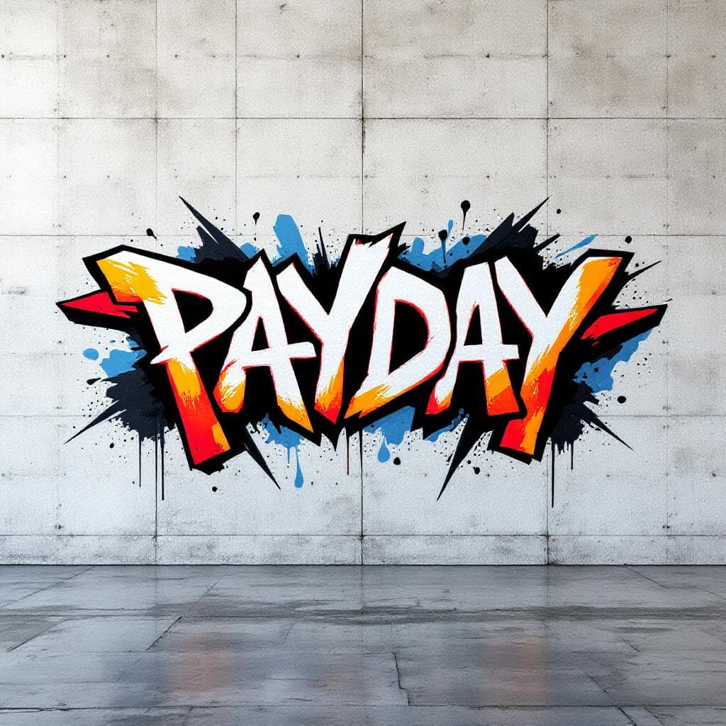 the text PAYDAY