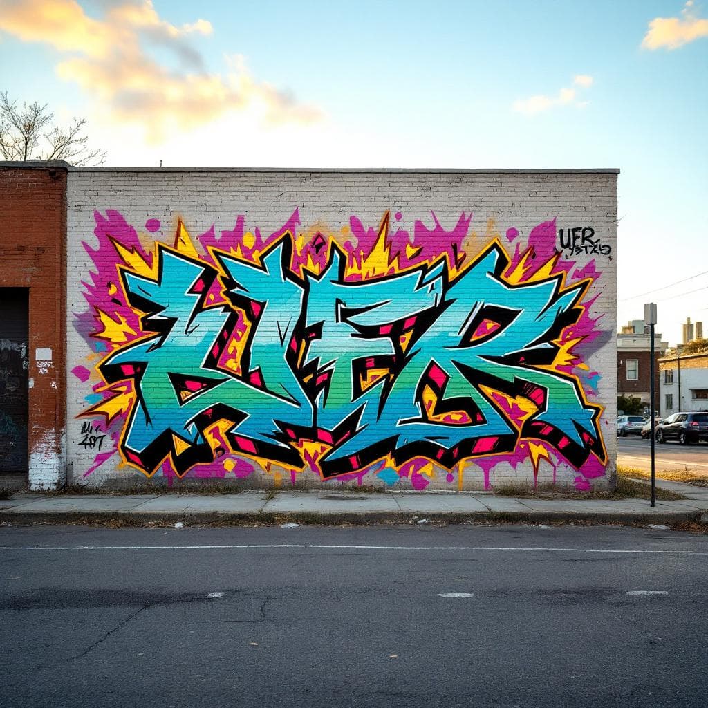 wildstyle graffiti: UFR