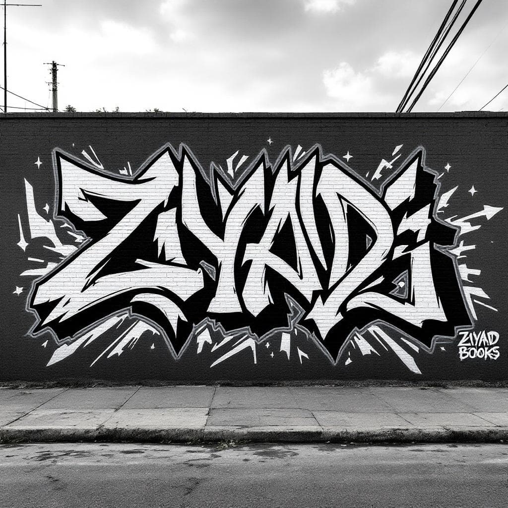 wildstyle art: ZIYADBOOKS. Explore this stunning wildstyle creation that brings "ZIYADBOOKS" to life.